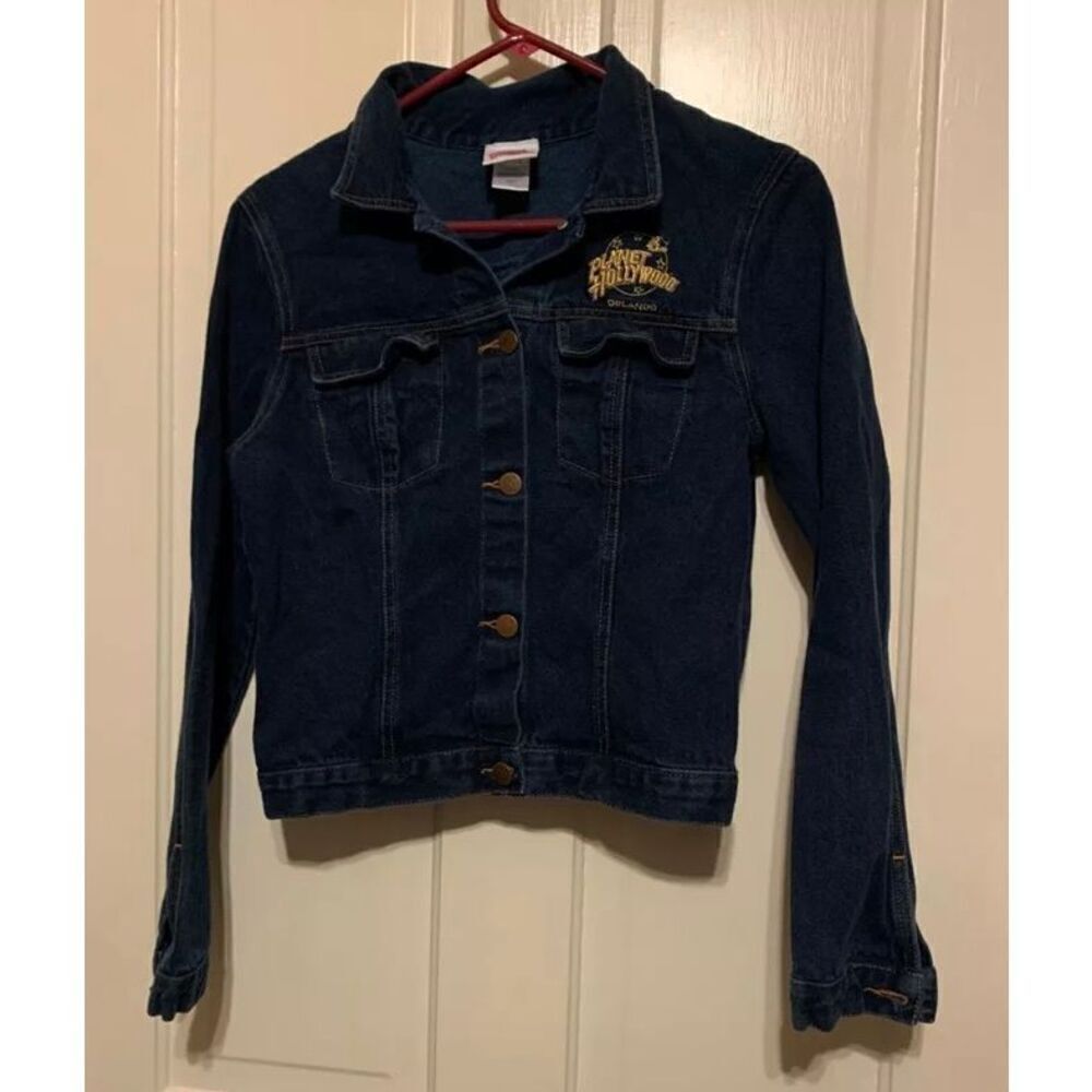 PLANET HOLLYWOOD ORLANDO SIZE YOUTH LARGE DENIM JACKET